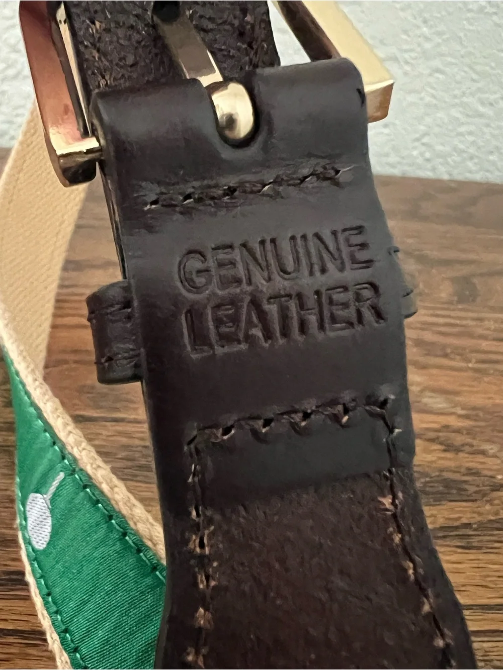 Beyond Creations Boy’s Golf Leather Ribbon Belt Size Large 26”
